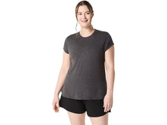 WOMEN'S HEATHER CREWNECK TOP