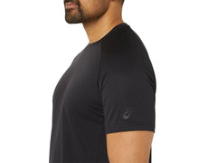 VENTED KNIT SHORT SLEEVE TOP