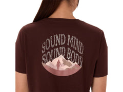 WOMEN'S ASICS NATURE V-NECK SHORT SLEEVE TEE