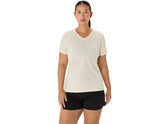 WOMEN'S ASICS NATURE V-NECK SHORT SLEEVE TEE