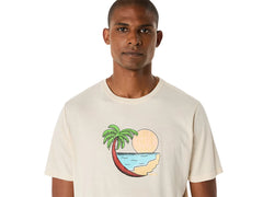UNISEX ASICS PALM IN THE SUN SHORT SLEEVE TEE