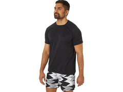 VENTED KNIT SHORT SLEEVE TOP