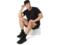 ACTIBREEZE PANEL JACQUARD SHORT SLEEVE TOP