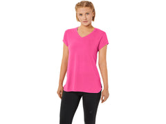 WOMEN'S HEATHER VNECK TOP