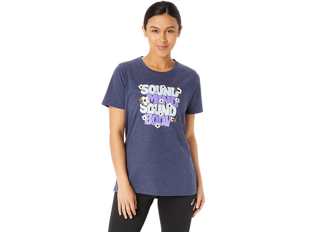 WOMEN'S ASICS MONARCH SLOGAN CREW