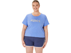 WOMEN'S ASICS DAISY CROP SHORT SLEEVE TOP