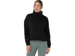 NAGINO FRENCH TERRY HIGH NECK TOP