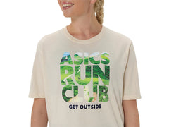 UNISEX ASICS RUN OUTSIDE CLUB SHORT SLEEVE TEE