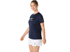 WOMEN'S COURT TENNIS GRAPHIC TEE